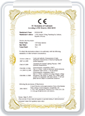 R & D department certificate